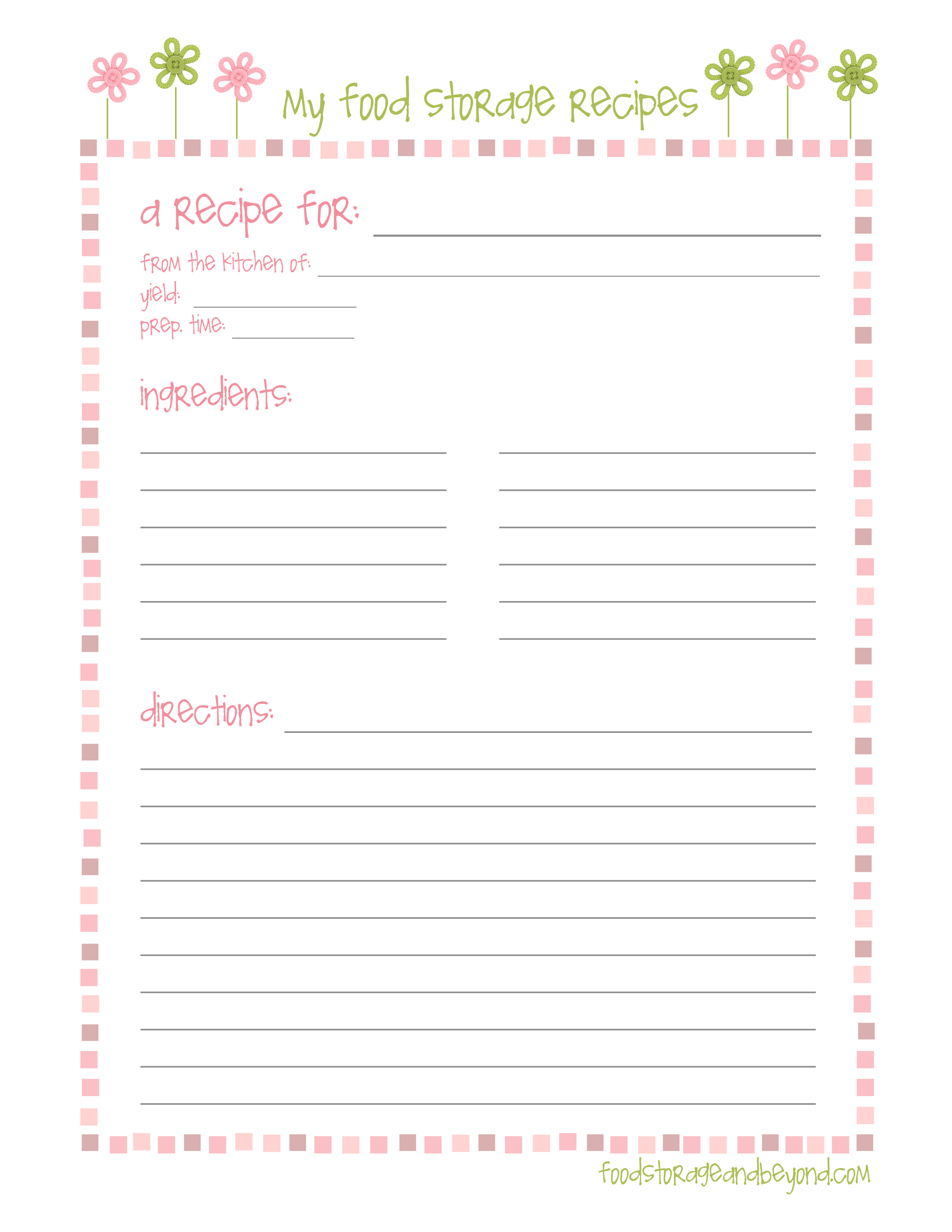 fsb full page recipe card